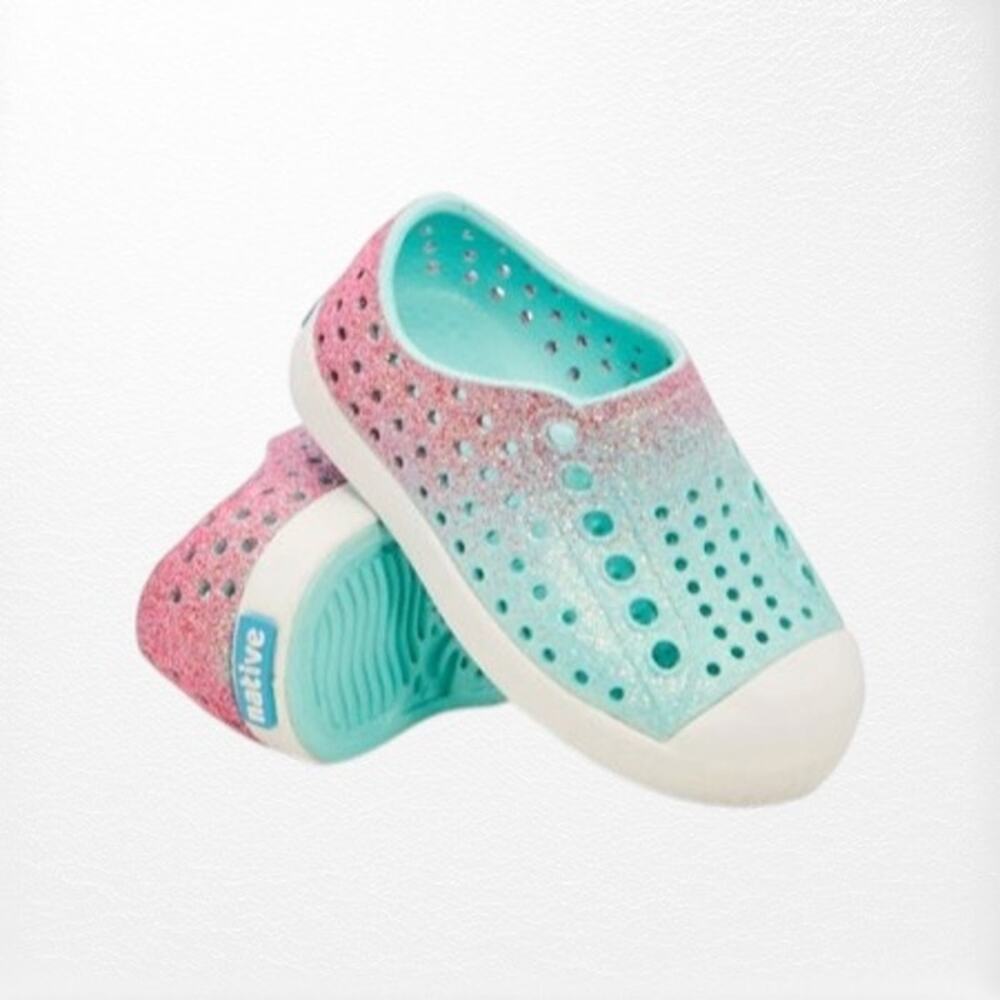 NWT Native Jefferson Bling Slip On Shoes, Size 4 Baby/Toddler